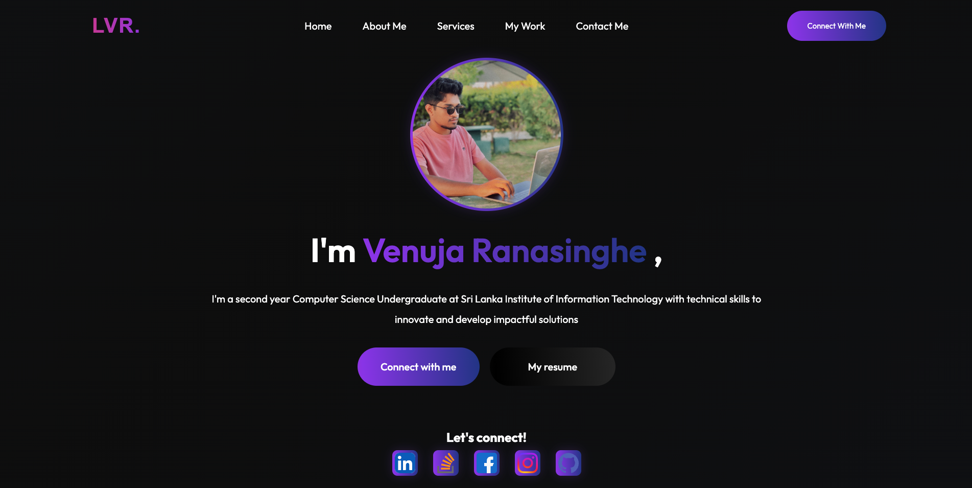 React Vite Portfolio