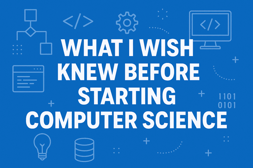 What I Wish I Knew Before Starting Computer Science