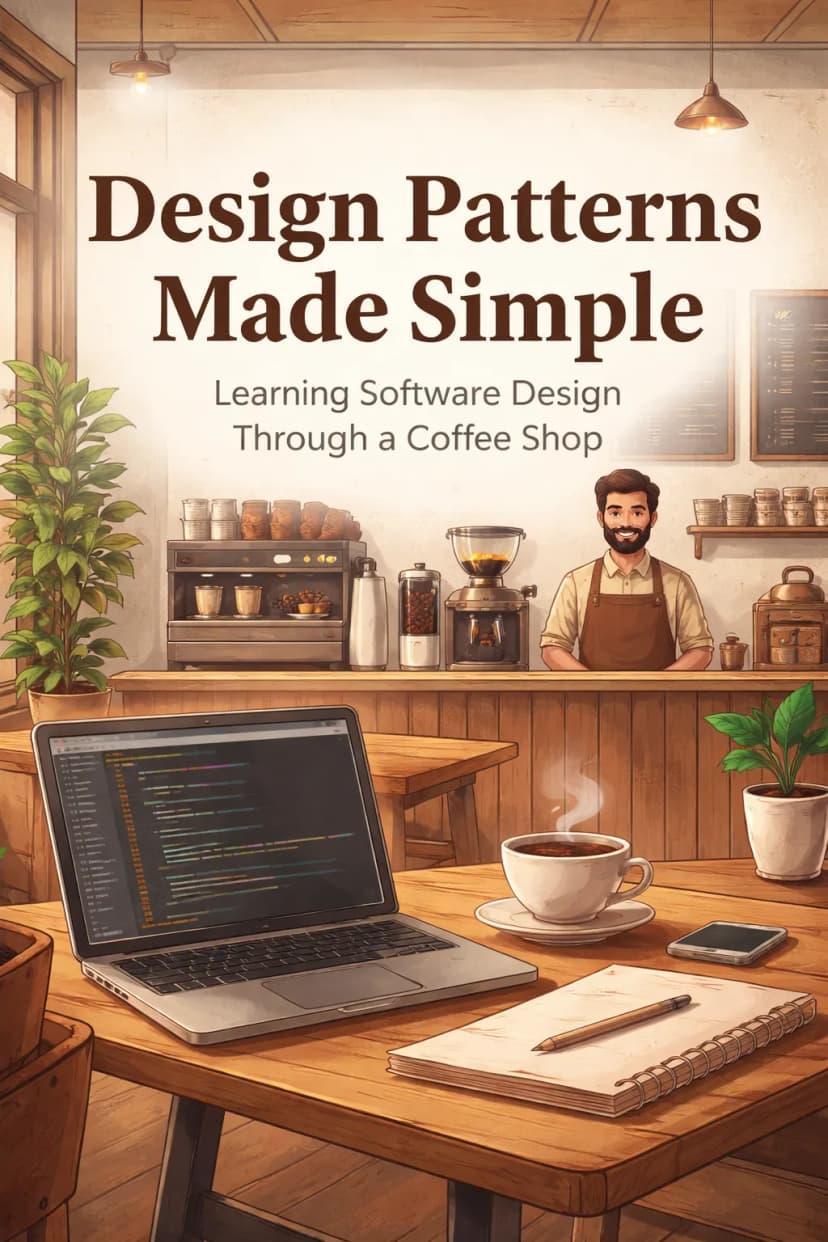 Design Patterns Made Simple: Learning Software Design Through a Coffee Shop
